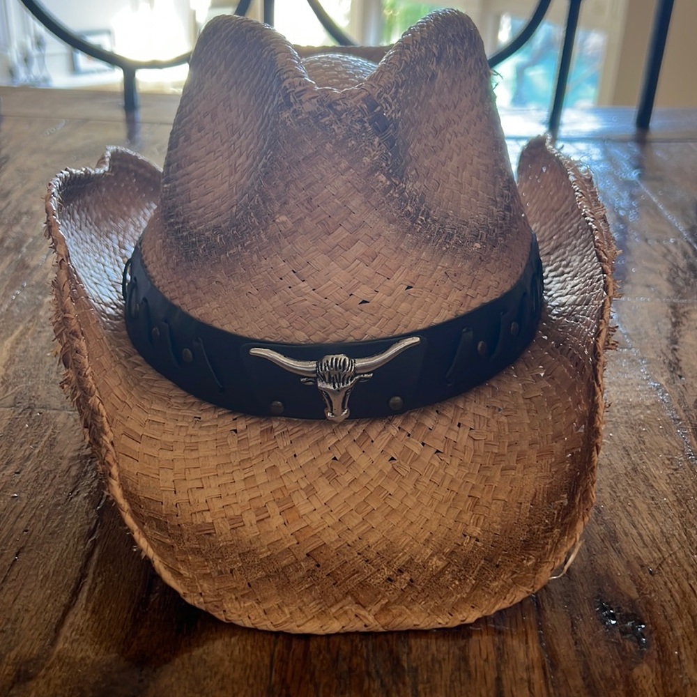 One Size Cowboy Hat w/ longhorn